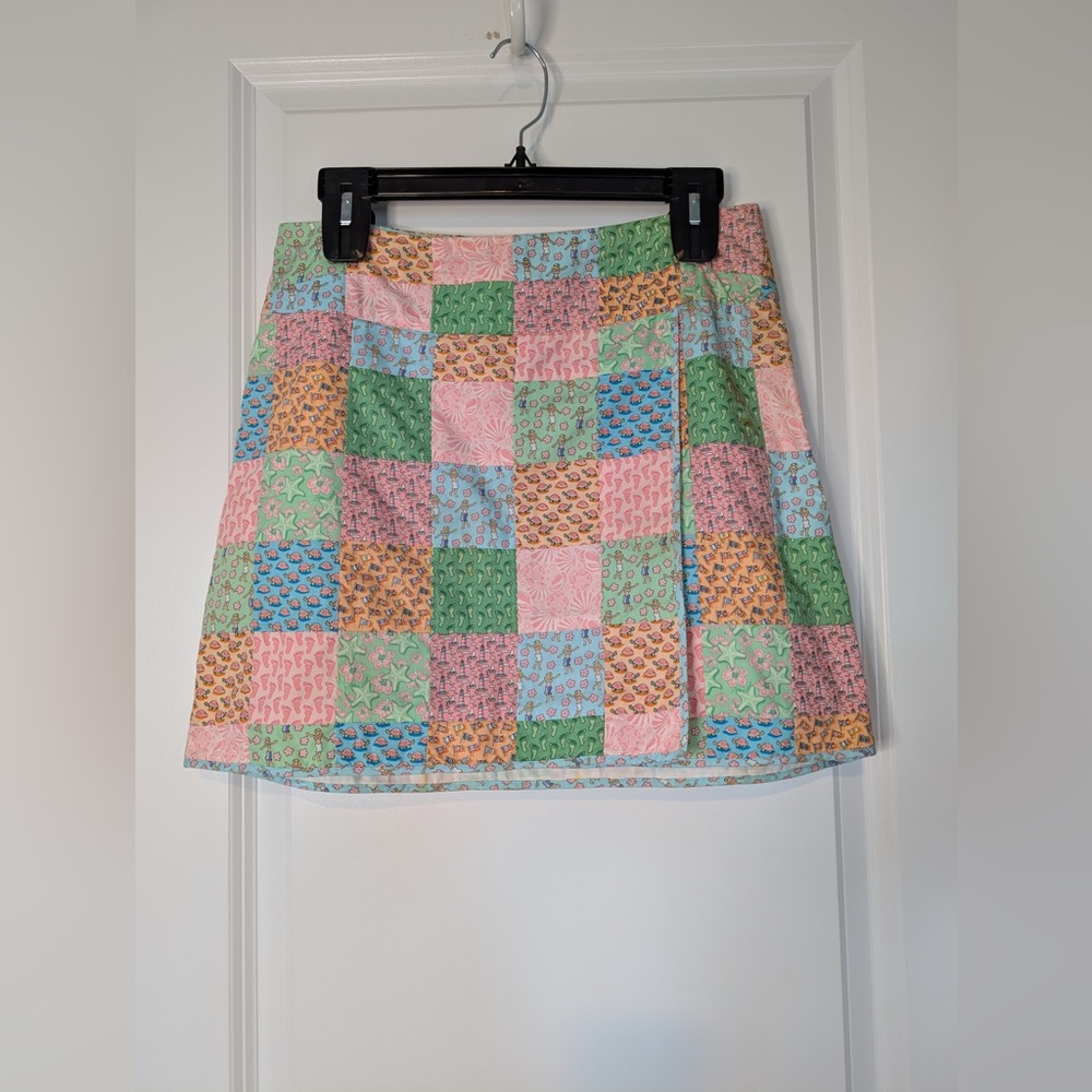 Vineyard Vines by Shep & Ian Multicolored Pastel Patchwork Skirt Size 2